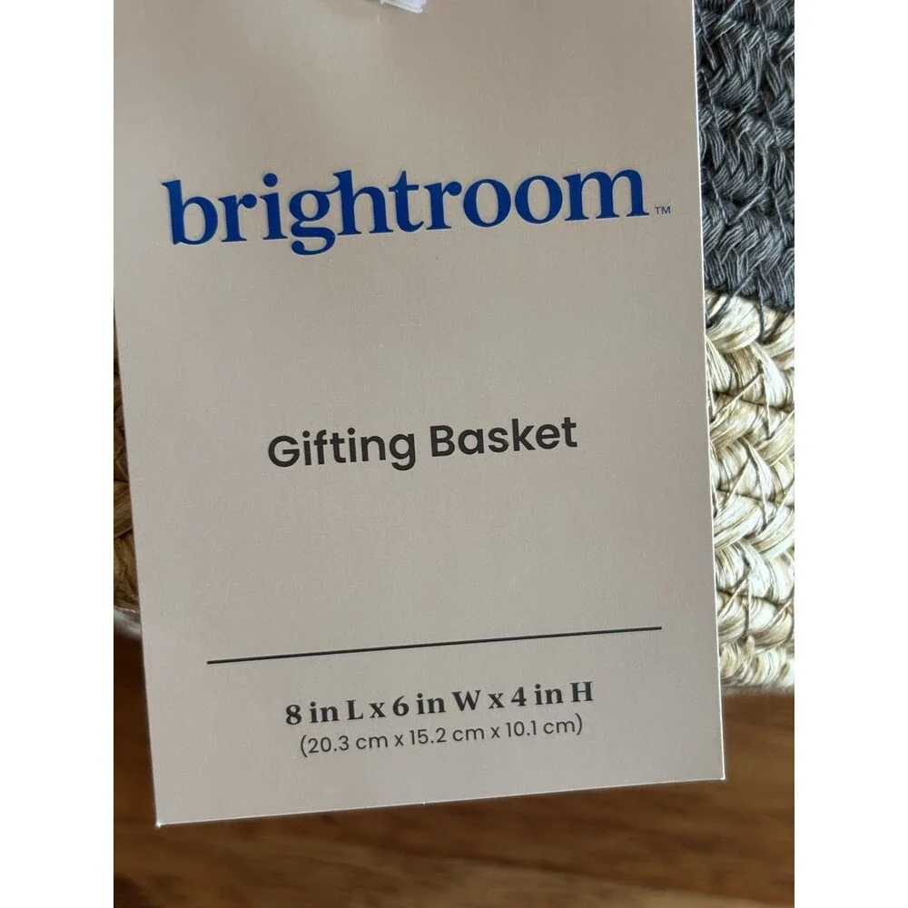 Decorative Basket Gray & Natural  Brightroom Set Of 4
